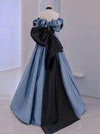Classic Lolita High-end Blue Evening French Light Luxury Birthday Princess Performance Premium Dress