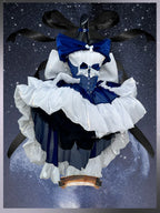 Gothic Lolita Blue Lace Short Cake Dress JSK