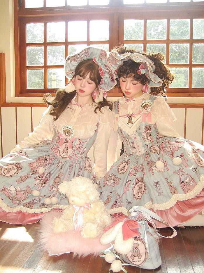 Candy Sweetheart Cute Lolita Pink Dress JSK Layer Cake Skirt