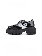 Lolita Shoes Chunky SquareToe Platform Loafers Original Design Niche Minimalist Mary Jane Shoes for Women