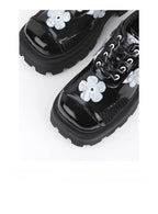 Lolita Shoes Chunky SquareToe Platform Loafers Original Design Niche Minimalist Mary Jane Shoes for Women
