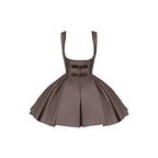 Classic British Style Striped Suit Lolita Vintage Elegant Shorts Set Dress