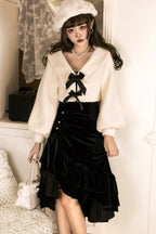 Classic Daughter Jsk Suspender Skirt Lolita Spring and Autumn Fishtail Skirt Dress Coat
