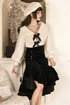 Classic Daughter Jsk Suspender Skirt Lolita Spring and Autumn Fishtail Skirt Dress Coat