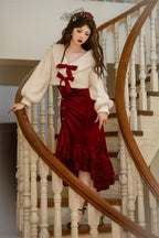 Classic Daughter Jsk Suspender Skirt Lolita Spring and Autumn Fishtail Skirt Dress Coat