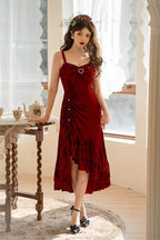 Classic Daughter Jsk Suspender Skirt Lolita Spring and Autumn Fishtail Skirt Dress Coat