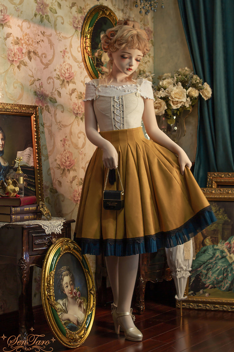Classic Elegant Classic High Waist Lolita Long Skirt Lolita Dresses