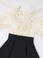 Classic Fake Two-piece Long-sleeved Pendulum Dress Autumn and Winter Lolita Long Dress