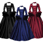 The Classic Lolita Elegant Queen Costume brings together royal grace and vintage charm. Designed with European palace-inspired details, a flowing long skirt, and refined Lolita accents, it embodies the elegance of a queen. Perfect for Halloween, cosplay, or stage performances, this dress creates a majestic silhouette that blends sophistication, fantasy, and timeless beauty.