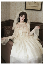 Wedding Lolita Enchanting White Gowns Long Versions Neck Dress Gemini Summer