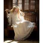 Wedding Lolita Lace-Accented White Romantic Gown Genuine Princess Dress