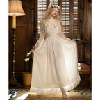Wedding Lolita Lace-Accented White Romantic Gown Genuine Princess Dress