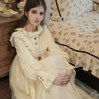 Classic Lolita Pastel Sweet Beige Lolita Dress with Ruffled Collar