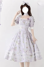The Classic Lolita Print Short Sleeves Ruffle Lace Dress is designed to highlight timeless sweetness and elegance. Crafted with delicate lace, soft ruffles, and vintage-inspired prints, it captures the essence of classic Lolita fashion. The short sleeves add a light, graceful touch, making it suitable for both daily wear and special occasions. Balancing charm and refinement, this dress is created to express a romantic aesthetic while ensuring comfort and sophistication for the wearer.