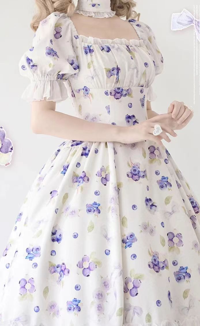 The Classic Lolita Print Short Sleeves Ruffle Lace Dress is designed to highlight timeless sweetness and elegance. Crafted with delicate lace, soft ruffles, and vintage-inspired prints, it captures the essence of classic Lolita fashion. The short sleeves add a light, graceful touch, making it suitable for both daily wear and special occasions. Balancing charm and refinement, this dress is created to express a romantic aesthetic while ensuring comfort and sophistication for the wearer.