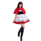 Classic Lolita Red Lolita Halloween Cosplay Dress with Cape Elegant Princess Costume