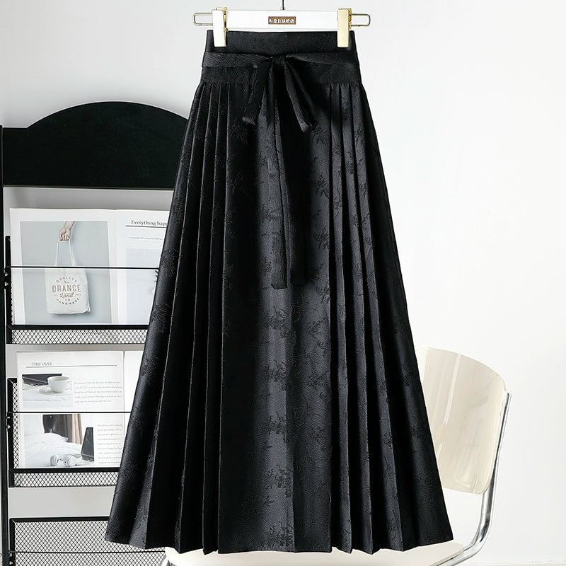 Classic Lolita Skirt High-Waisted White Black Skirt Lolita Dresses