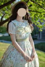 Classic Lolita Sweet Green Rustic Lolita OP Dress for Summer
