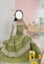 Classic Pastoral Lolita Long Dress Jsk Sweet Four-color Long Dress