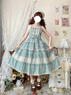 Classic Pastoral Lolita Long Dress Jsk Sweet Four-color Long Dress