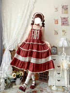 Classic Pastoral Lolita Long Dress Jsk Sweet Four-color Long Dress