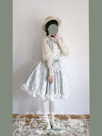 Classic Rustic Mint Green Lolita Dress OP Summer Lolita Dress