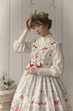 Classic Rustic Sweetheart Print LolitaJSK Lolita Dress Ruffles