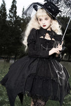 Dark Doll Gothic Lolita Long-sleeved Dress OP Halloween Which Costume