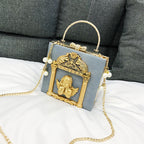 Dark Girl Baroque Style Retro Bag Female Lolita Handbag Shoulder Messenger Bag