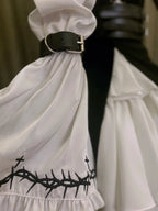 Dark Gothic Lolita JSK Dress Black Dress
