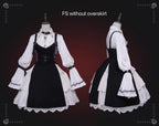 Dark Gothic Lolita JSK Dress Black Dress