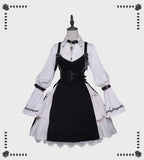 Dark Gothic Lolita JSK Dress Black Dress