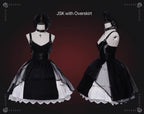 Dark Gothic Lolita JSK Dress Black Dress