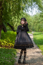 Dark Gothic Lolita OP Dress Multicolors