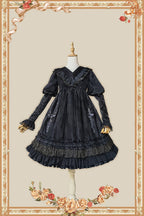 Dark Gothic Lolita OP Dress Multicolors