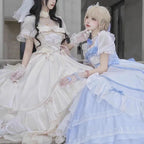Elegant Fairy Princess Dress Birthday Prom Dress Ball Gown Black and Red Graduation Ceremony