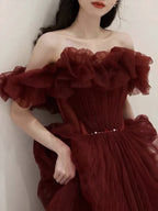 Evening Dress Skirt Spring Autumn and Winter Red JSK Lolita
