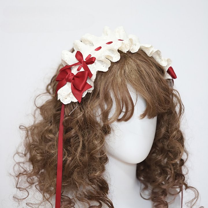 Lolita Hair Accessories  Exquisite Strawberry Handmade Hairpin with Lolita Accessories