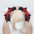 Lolita Hair Accessories  Exquisite Strawberry Handmade Hairpin with Lolita Accessories