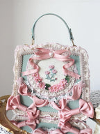 Lolita Bag Flower Lace Bow Handbag Four Times Flower Tea Party Gorgeous Lolita Accessories