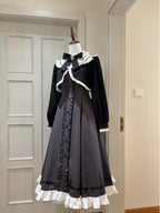 Four Seasons Daily Commuter Long Two-piece French Elegant JK Dress