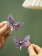 French Lolita Embroidered Butterfly Hairpin Daily Hair Lolita Clip Headwear and Accessories