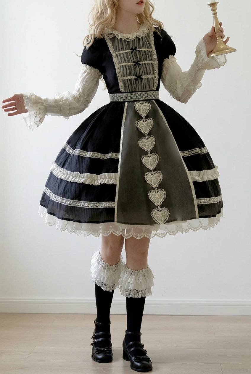 Short Sleeves Cardigan Bowknot Sweet Princess Lolita Jsk Dress 2 Colors