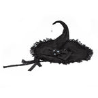 Goth Lolita Embroider Top Black White Fishbone Breast Gemini Autumn/winter Halloween Lolita Dresses