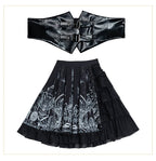 Goth Lolita Prom Goth Dresses Dark Printed Dress Gothic JSK Lolita SK Plus Size 3XL Lolita Dress