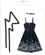 Goth Lolita Prom Goth Dresses Dark Printed Dress Gothic JSK Lolita SK Plus Size 3XL Lolita Dress