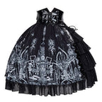 Goth Lolita Prom Goth Dresses Dark Printed Dress Gothic JSK Lolita SK Plus Size 3XL Lolita Dress