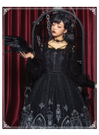 Goth Lolita Prom Goth Dresses Dark Printed Dress Gothic JSK Lolita SK Plus Size 3XL Lolita Dress