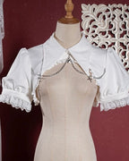 Gothic Cross Ruffles Lace Lolita Outfit JSK Hot Girl