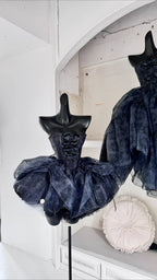 Gothic Ink Painting Gray Lolita Dress Yarn Gauze Short Skirt